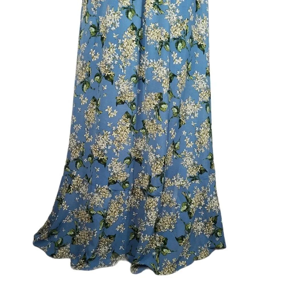 Entro Long Blue Floral Dress - Picture 7 of 10